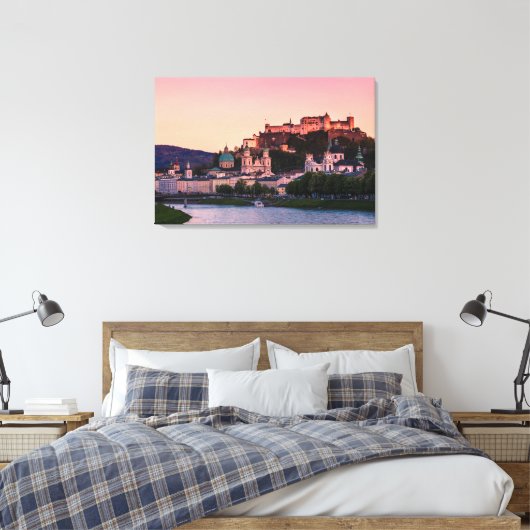 Salzburg 001A Canvas Afdruk (Insitu (Slaapkamer))