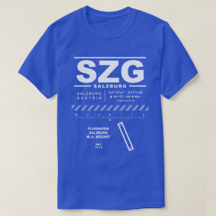 Salzburg Airport W. A. Mozart SZG T-shirt