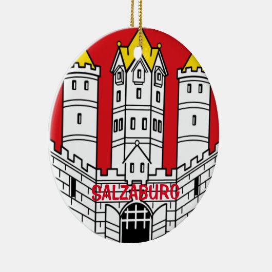 Salzburg Austria Panormaic Ornament (Rechts)