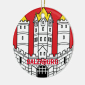 Salzburg Austria Panormaic Ornament (Links)