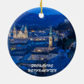 Salzburg Austria Panormaic Ornament (Achterkant)