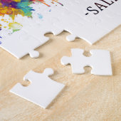 Salzburg Austria Skyline Legpuzzel (Zijkant)