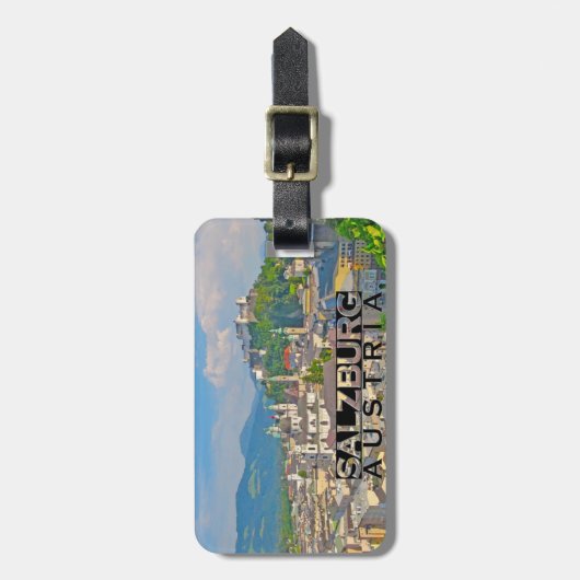 Salzburg Bagagelabel (Voorkant verticaal)
