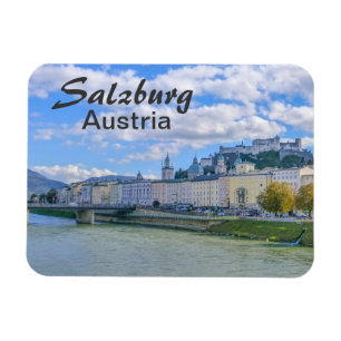Salzburg Beroemde stad in Oostenrijk Souvenir Magneet