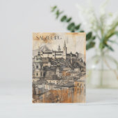 Salzburg Briefkaart (Staand voorkant)