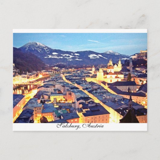 Salzburg Briefkaart (Voorkant)