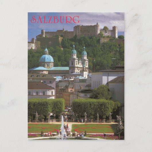 Salzburg Briefkaart (Voorkant)