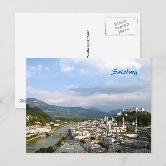 Salzburg Briefkaart (Voorkant / Achterkant)