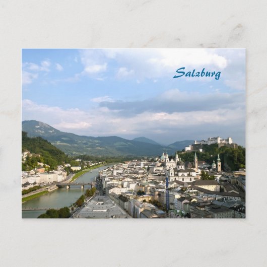 Salzburg Briefkaart (Voorkant)