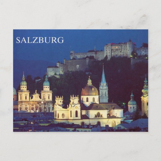 Salzburg Briefkaart (Voorkant)