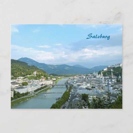 Salzburg Briefkaart (Voorkant)