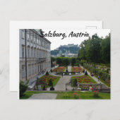 Salzburg, Briefkaart Oostenrijk (Voorkant / Achterkant)