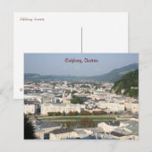 Salzburg, Briefkaart Oostenrijk (Voorkant / Achterkant)