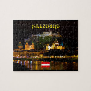 Salzburg Castle Austria - Foto van hoge kwaliteit Legpuzzel