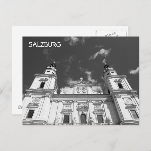Salzburg Cathedraal Briefkaart (Voorkant / Achterkant)