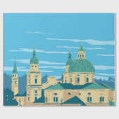 Salzburg Cathedraal Cadeaupapier (Vlak)
