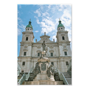 Salzburg Cathedraal Foto Afdruk