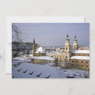 Salzburg Cathedraal Oostenrijk Holiday Card Feestdagenkaart