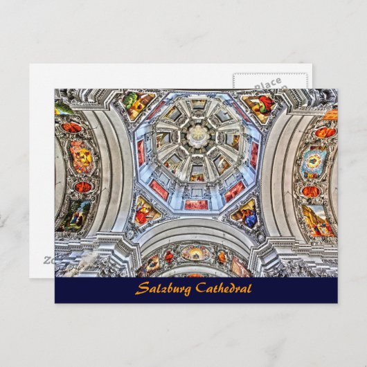 Salzburg Cathedral Dome Frescoes Old Testament Briefkaart (Voorkant / Achterkant)