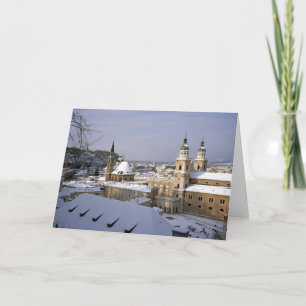 Salzburg Cathedral Oostenrijk Feestdagen Kaart