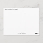 Salzburg en Untersberg, Oostenrijk Briefkaart (Achterkant)