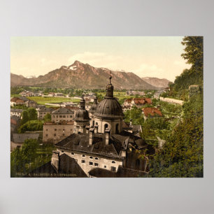 Salzburg en Untersberg, Oostenrijk Poster