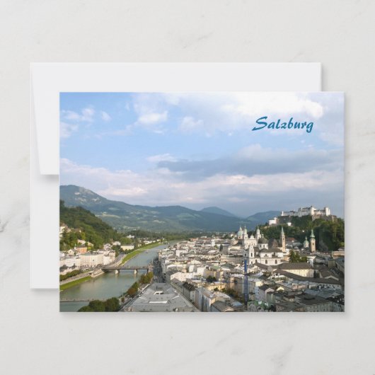 Salzburg Feestdagenkaart (Voorkant)