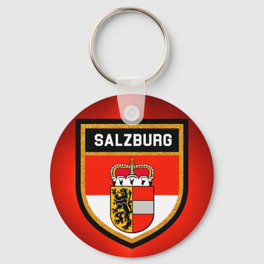 Salzburg Flag Sleutelhanger (Voorkant)