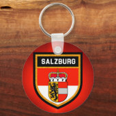 Salzburg Flag Sleutelhanger (Voorkant)