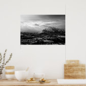 Salzburg-gebergte Poster (Keuken)