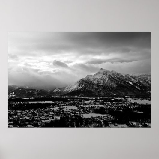 Salzburg-gebergte Poster (Voorkant)