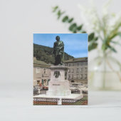 Salzburg, het Gedenkteken van Mozart Briefkaart (Staand voorkant)