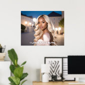 SALZBURG - I LOVE SALZBURG POSTER (Thuiskantoor)