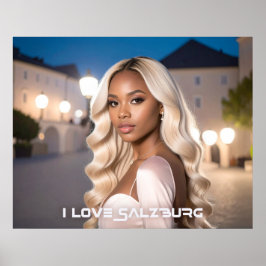 SALZBURG - IK HOU VAN SALZBURG POSTER