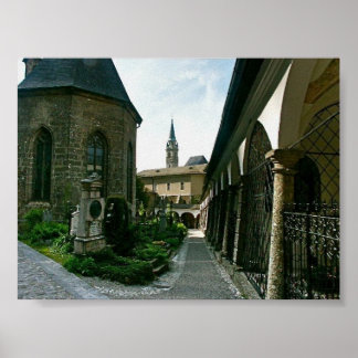 Salzburg Katakombe Print