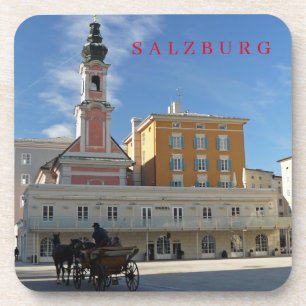 Salzburg kerk uitzicht onderzetters