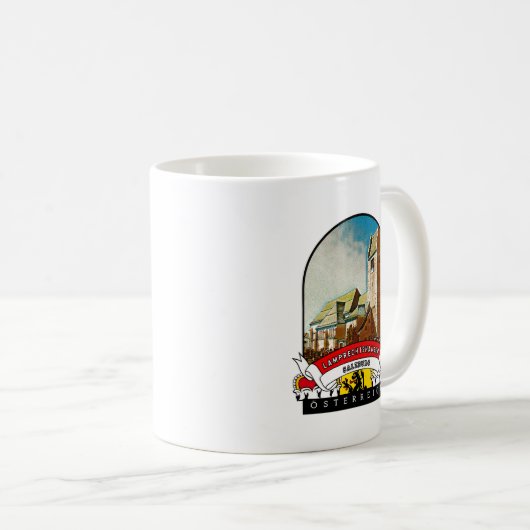 Salzburg Lamprechtshausen Österreich Souvenir Koffiemok (Voorkant rechts)