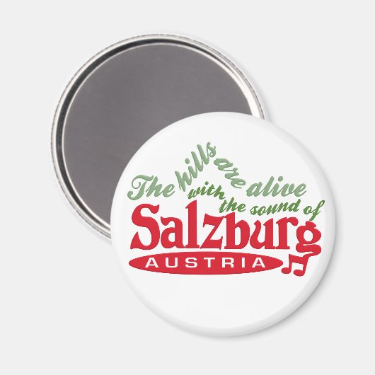 Salzburg magnet (Voorkant / Achterkant)