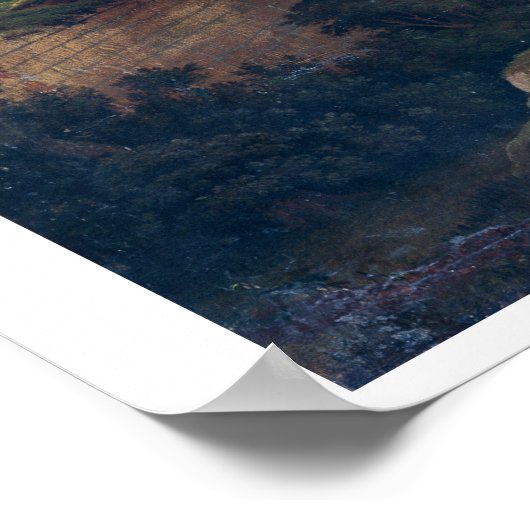 Salzburg met Hohensalzburg Fortress Poster (Hoek)