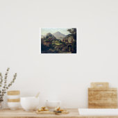 Salzburg met Hohensalzburg Fortress Poster (Keuken)