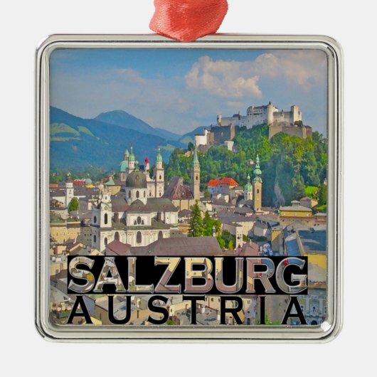 Salzburg Metalen Ornament (Voorkant)