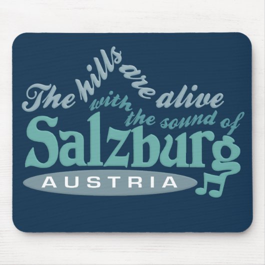 Salzburg mousepad muismat (Voorkant)