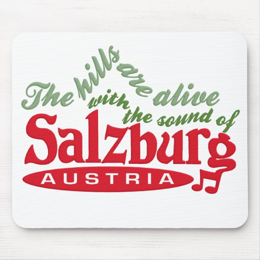 Salzburg mousepad muismat (Voorkant)