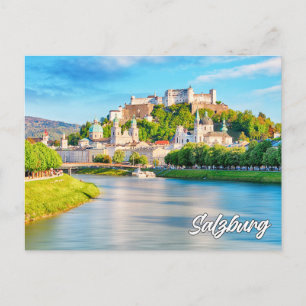 Salzburg, Oostenrijk Briefkaart