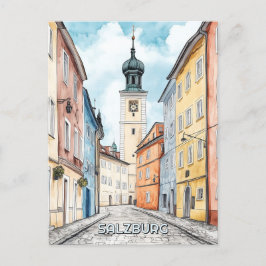 Salzburg Oostenrijk Briefkaart