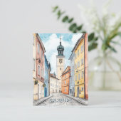 Salzburg Oostenrijk Briefkaart (Staand voorkant)