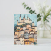 Salzburg Oostenrijk Briefkaart (Staand voorkant)