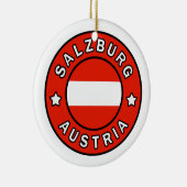 Salzburg Oostenrijk Keramisch Ornament (Rechts)