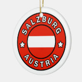 Salzburg Oostenrijk Keramisch Ornament (Links)