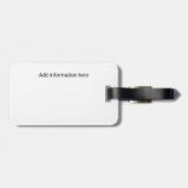 Salzburg Oostenrijk Panorama Uitzicht Bagagelabel (Achterkant horizontaal)